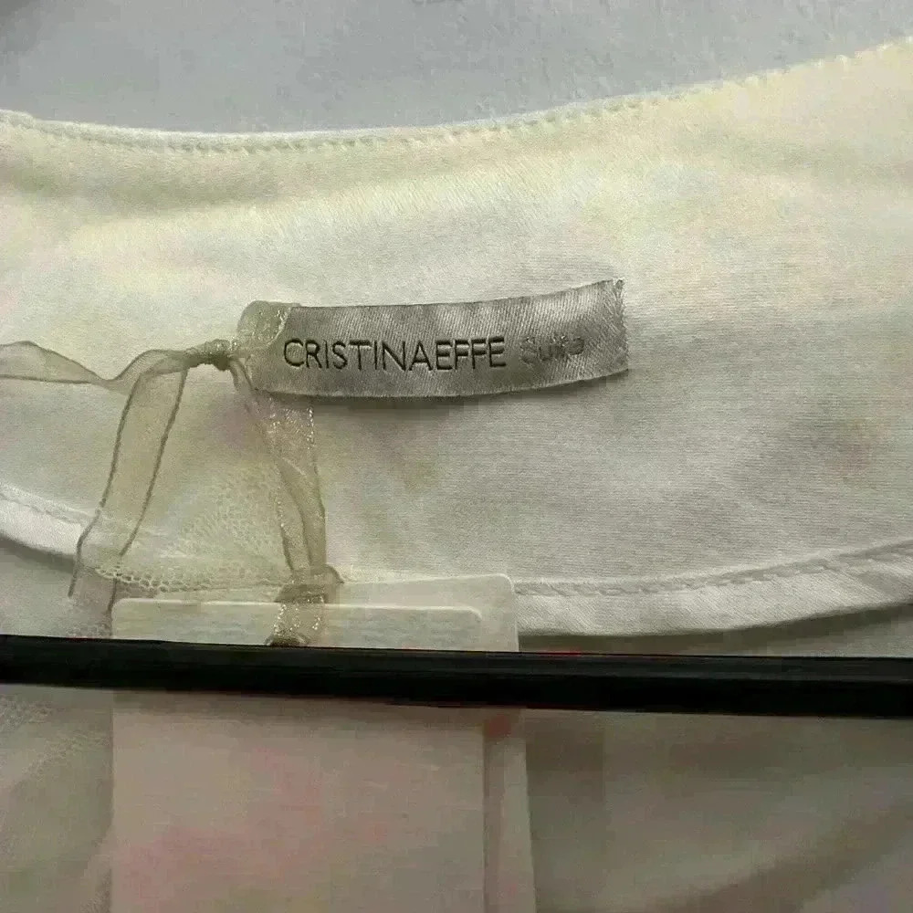 Christina Effe Cream Shrug. Size 42 - Picture 3 of 5
